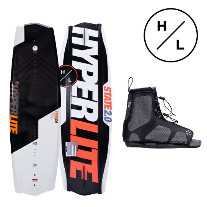 楽天市場】2024 HYPERLITE ハイパーライト ウェイクボード 