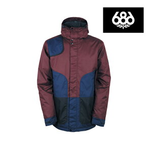 686 �V�b�N�X�G�C�g�V�b�N�X ���N�n�` �W���P�b�g FOREST BAILEY COSMIC NICE INSULATED JACKET BLACK RUBY COLORBLOCK