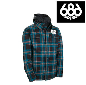 686 VbNXGCgVbNX WPbg LTD FALLEN FLANNEL INSULATED JACKET BLACK GREEN