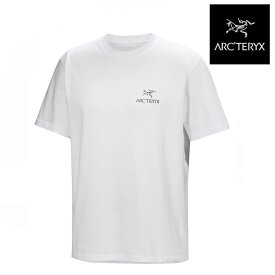 ARC'TERYX アークテリクス クラッグ SL コットン バード ワード ショートスリーブ Tシャツ KRAGG SL COTTON BIRD WORD SS WHITE LIGHT/BLACK X000009535 アウトドア ハイキング
