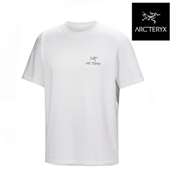 ARC'TERYX アークテリクス クラッグ SL コットン バード ワード ショートスリーブ Tシャツ KRAGG SL COTTON BIRD WORD SS WHITE LIGHT/BLACK X000009535 アウトドア ハイキング