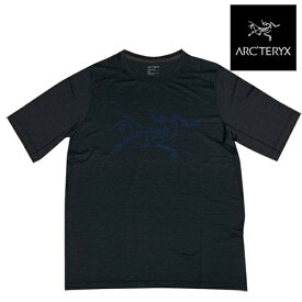 ARC'TERYX アークテリクス コーマック ロゴ Tシャツ CORMAC LOGO SS TEE BLACK SAPPHIRE HEATHER X000006348 アウトドア ハイキング