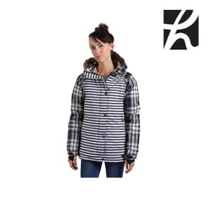HOLDEN z[f WPbg WOMEN'S ASH DOWN JACKT BW STRIPE BW PLAID fB[X Xm[{[h WPbg