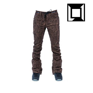 L1 G pc WOMENS HEARTBREAKER PREMIUM PANT BROWN ACID WASH