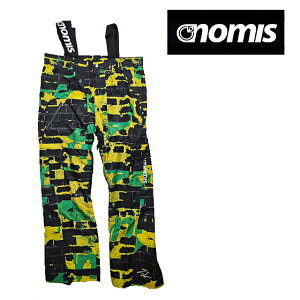 NOMIS �m�[�~�X �R�� �T�C���� �`�F���o���� �V�F�� �X�m�[ �p���c SIMON CHAMBERLAIN SHELL PANT EMERALD GREEN BRICK PRINT �X�L�[ �X�m�[�{�[�h