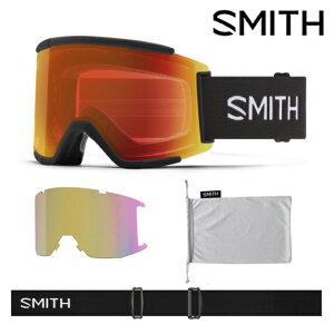 SMITH X~X S[O SQUAD XL GOGGLE BLACK XyAt N}|bv CHROMAPOP EVERYDAY RED MIRROR + STORM YELLOW AWA tBbg