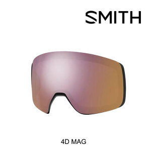 SMITH X~X 4D }O S[O XyAY 4D MAG GOGGLE LENS CHROMAPO N}|bv EVERDAY ROSE GOLD MIRROR