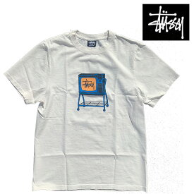 STUSSY ステューシー ローリング テレビ ピッグ ダイド Tシャツ ROLLING TV PIG. DYED TEE NATURAL 1904672