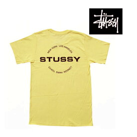 STUSSY ステューシー シティ サークル Tシャツ CITY CIRCLE TEE YELLOW 1904501