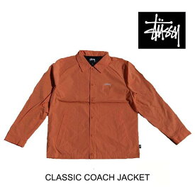 STUSSY ステューシー クラシック コーチ ジャケット CLASSIC COACH JACKET ORANGE 115490