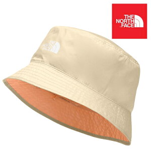 USA THE NORTH FACE U m[XtFCX T X^bV Xq nbg SUN STASH HAT 4M2 GRAVEL/APRICOT ICE