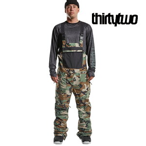 2022 THIRTYTWO 32 T[eB[c[ x[Xg ru pc BASEMENT BIB PANT CAMOY@Xm{@J