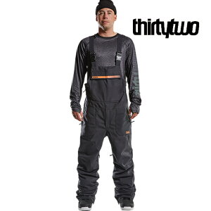 2022 THIRTYTWO 32 T[eB[c[ x[Xg ru pc BASEMENT BIB PANT BLACKY@Xm{