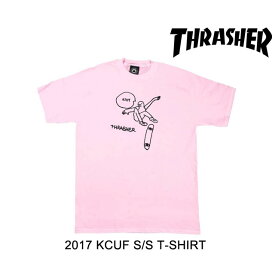 THRASHER スラッシャー Tシャツ KCUF S/S T-SHIRT LIGHT PINK USAモデル