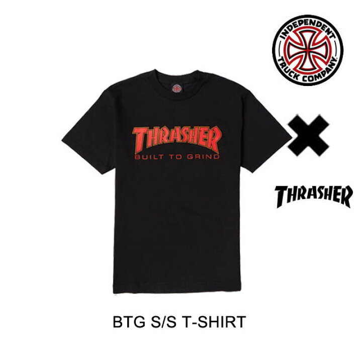 楽天市場】INDEPENDENT インディペンデント Tシャツ THRASHER BTG S/S 