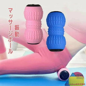 シェイプ ツイン ボール 振動 マシン 振動ボール ミニ マッサージ ストレッチ エクササイズ 筋肉 充電 充電式 癒し コードレス 背中 腕 腰 お尻 ふくらはぎ USB