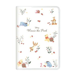 カミオジャパン ディズニー くまのプーさん 手帳 2026年 B6 マンスリー いちごとおはな 306332 (2025年 10月始まり 送料無料