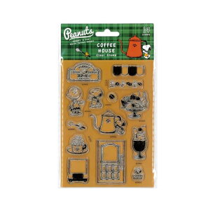 こどものかお スヌーピークリアスタンプ コーヒーハウス 2209-004 送料無料