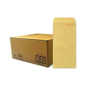 寿堂 Aクラフト 封筒 クラフト封筒 枠付き サイド貼 長形3号 長3 70g 500枚 33532 送料無料