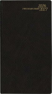 博文館 手帳 2026年 2年連用手帳 茶 No.96 (2026年 1月始まり) 送料無料