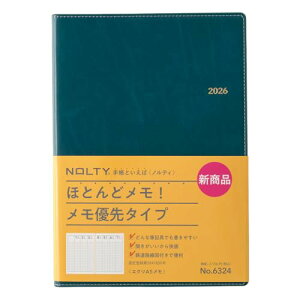 \ NOLTY 蒠 2026N A5 EB[N[ GN  u[ 6324 (2025N 12n܂) 