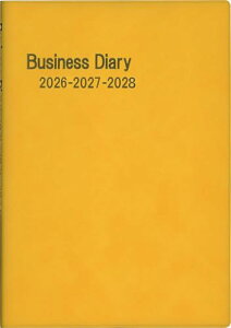 博文館 手帳 2026年 A5 3年連用ビジネスダイアリー マンゴー No.261 (2026年 1月始まり) 送料無料