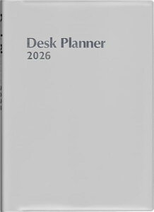 博文館 手帳 2026年 A5 ウィークリー デスクプランナー シルバー No.118 (2026年 1月始まり) 送料無料