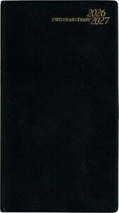 博文館 手帳 2026年 2年連用手帳 黒 No.159 (2026年 1月始まり) 送料無料