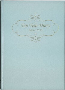 博文館 日記 2026年 A5 10年連用ダイアリー パールブルー No.174 (2026年 1月始まり) 送料無料