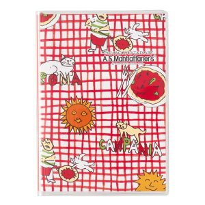 能率 ペイジェム 家計簿 A6 2026年 ウィークリー A.S.マンハッタナーズ おいしい暮らし7854 (2025年 12月始まり) 送料無料