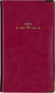 博文館 手帳 2026年 ウィークリー インデックス S ID-7 ピンク No.767 (2026年 1月始まり) 送料無料