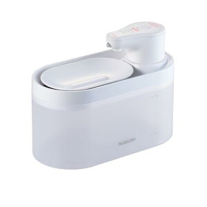 エレコム 自動給水器 容量2.5L コードレス 静音 2モード搭載 動作検知センサー フィルター式 猫 中小型犬用 サイレントアクア 幅 送料無料