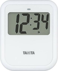 タニタ 非接触タイマー 大画面 100秒 衛生的 手洗い ホワイト TD421WH 送料無料