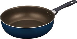 サーモス デュラブルシリーズ 炒め鍋 26cm ネイビー ガス火専用 焦げつきにくい 耐久性コーティング PFOA PFOS不使用 片手 送料無料
