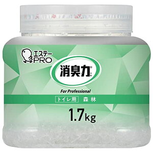 消臭力 業務用 クラッシュゲルタイプ トイレ用 本体 森林 1.7kg サニティー トイレ 消臭剤 消臭 芳香剤 業務用消臭剤 エステー 送料無料
