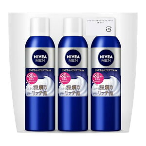 NIVEA MEN �j�x�A���� ���b�`�V�F�[�r���O�t�H�[�� 3�Z�b�g(245g×3��)