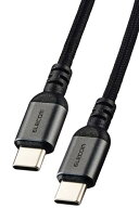 エレコム USB Type C ケーブル 1m 100W PD対応 高速充電 断線防止 高耐久 ナイロンメッシュ 【 MacBook/i…