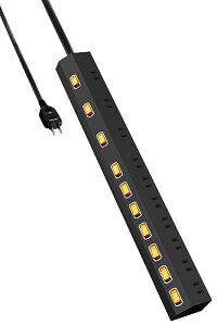 �G���R�� �d���^�b�v ���K�[�h 10�� �ʃX�C�b�` �z�R���h�~�V���b�^�[�t�� �X�C���O�v���O 2.5m �u���b�N ECT-1625BK