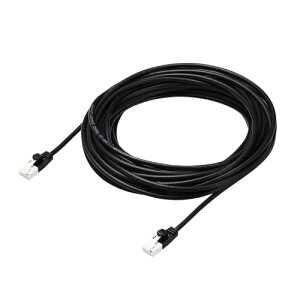 �G���R�� LAN�P�[�u�� CAT6A 10m �c�����܂�Ȃ� �ܐ܂�h�~�R�l�N�^ ���炩 �u���b�N ECLD-GPAYTBK100