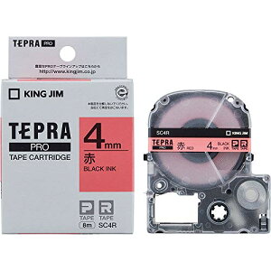 �L���O�W�� �y�����z �e�v��PRO�e�[�v�J�[�g���b�W �J���[���x��(�p�X�e��) 4mm �ԃ��x��/������ ����8m SC4R