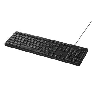 �o�b�t�@���[ �É� �L�[�{�[�h �L�� USB Type-A �t���L�[�{�[�h 109�L�[ ���{��z�� �u���b�N BSKBU345BK