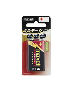 maxell �A���J�����d�r �{���e�[�W �p�^9V 1�{ �u���X�^�[�p�b�N 6LF22(T) 1B