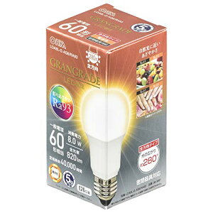 �I�[���d�@ LED�d�� E26 60�`���� �d���F LDA8L-G AG6/RA93 06-3861 OHM