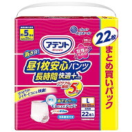 アテント パンツL 昼1枚安心パンツ 長時間快適プラス 22枚 5回吸収 女性用 【大容量】