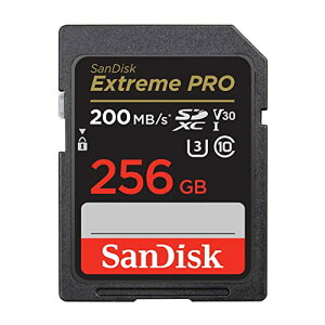 �y �T���f�B�X�N ���K�i �z SD�J�[�h 256GB SDXC Class10 UHS-I V30 �ǎ�ő�200MB/s SanDisk Ex