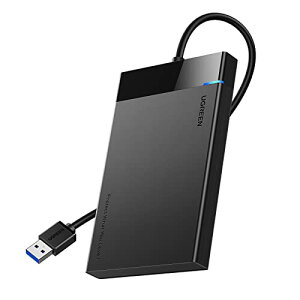 UGREEN 2.5�C���` HDD �P�[�X HDD/SSD �P�[�X �yUSB 3.0�ڑ��K�i�z USB A SATA 3.0 2.5�^ �O�t���P