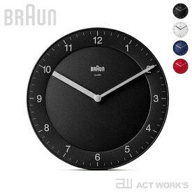 《全4色》BRAUN BC06 アナログウォールクロック 【ブラウン デザイン雑貨 壁掛け時計 ドイツ 壁掛時計 Analog Wall Clock】