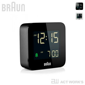 《全2色》BRAUN BC08 デジタルアラームクロック 【ブラウン デザイン雑貨 デスククロック ベッドサイド 目覚まし時計 ドイツ 置き時計 置時計 Digital Alarm Clock スクエアシェイプモデル 】