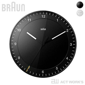 《全2色》BRAUN BC17 アナログウォールクロック 【ブラウン デザイン雑貨 壁掛け時計 ドイツ 壁掛時計 Analog Wall Clock】