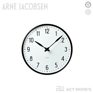 sS2FtARNE JACOBSEN Wall Clock 160mm STATION^CITY HALL EH[NbN yAlERuZ fUCG Ǌ|v f}[N k Ǌ|vz2403ss